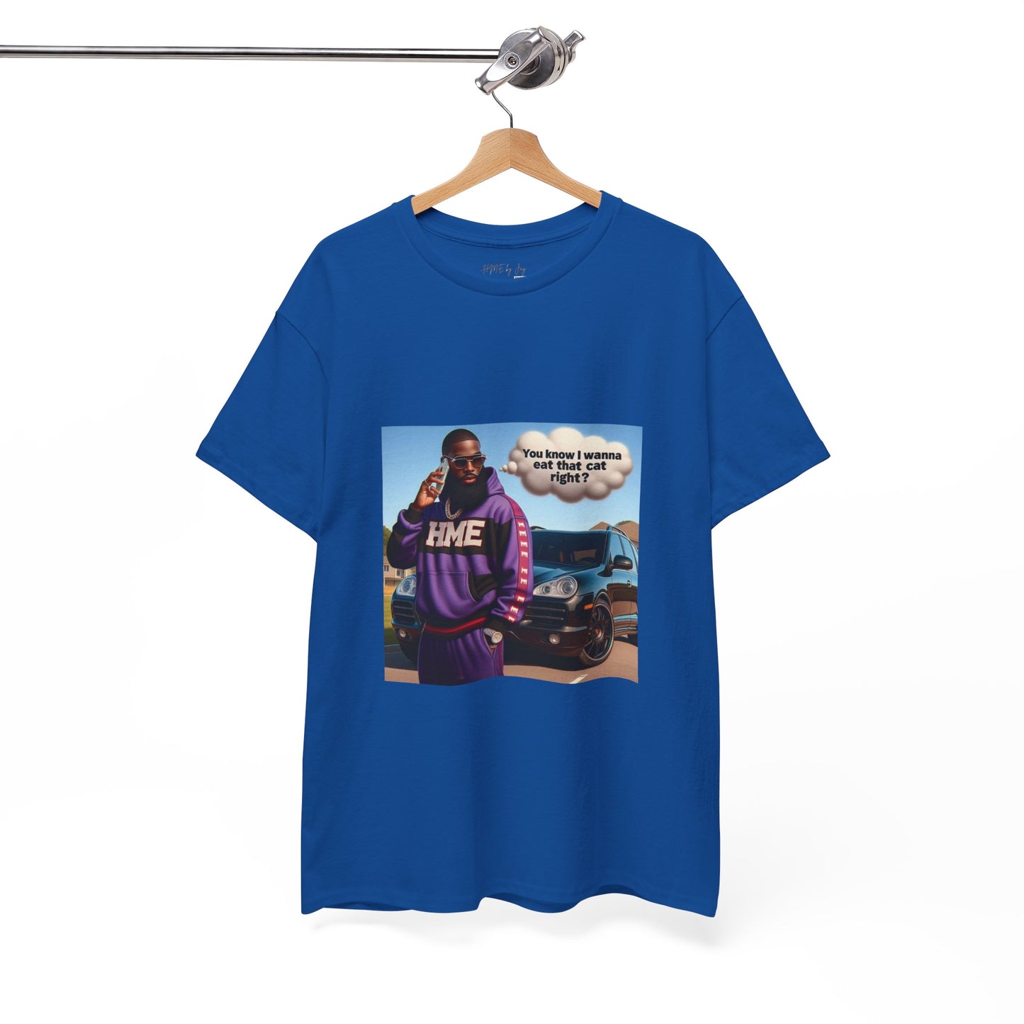 HME eat the cat Unisex Heavy Cotton Tee