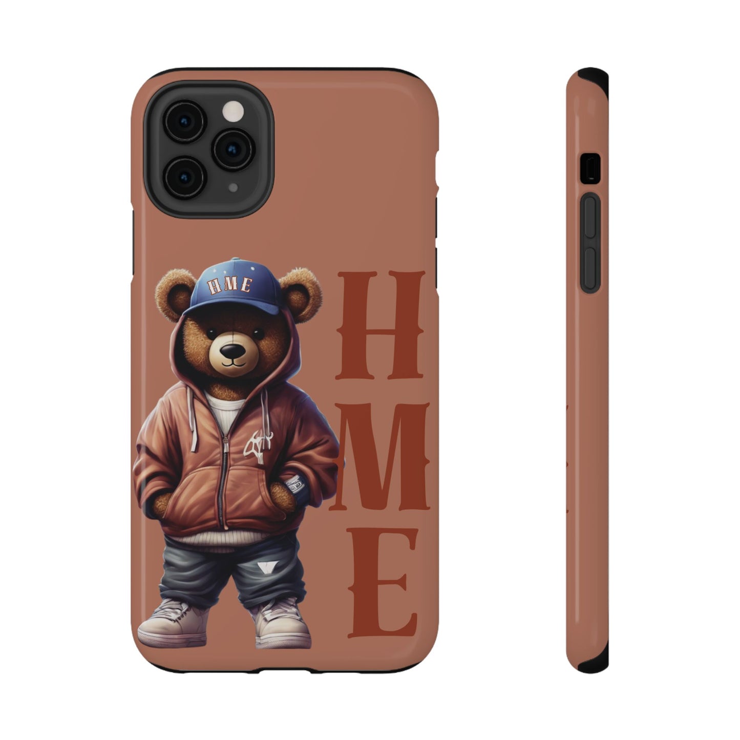 HME Bear Logo Collection (Brown) Impact-Resistant Cases