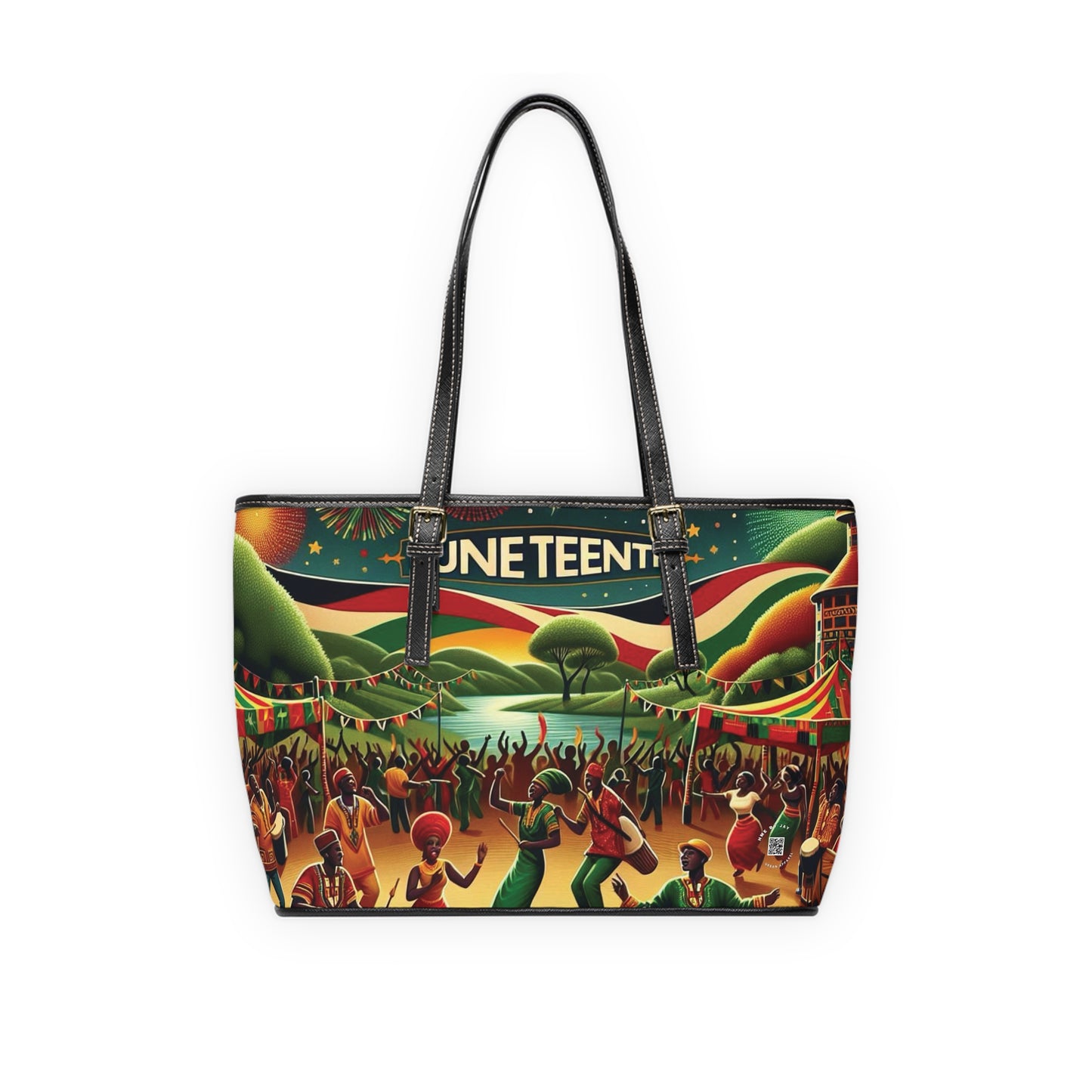 Shoulder Bag - Ahnye's Melanin Collection Juneteenth Celebration PU Leather