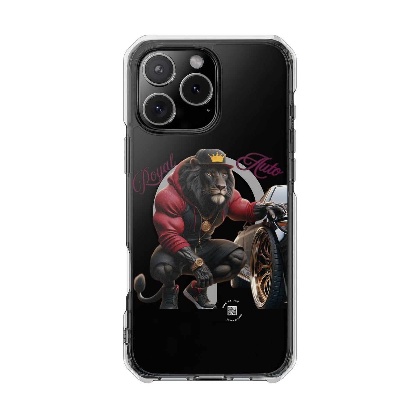 Magnetic Clear Impact Cases – Royal Auto King Design