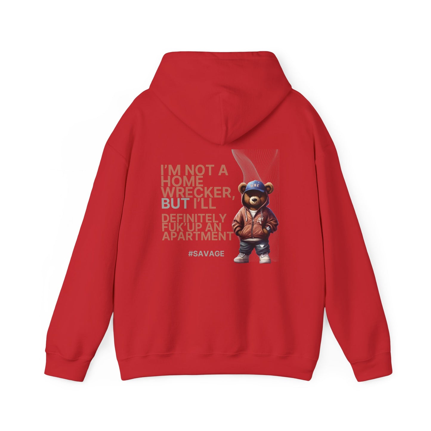 HME Bear Logo Hoodie - I'm not a Home Wrecker Design