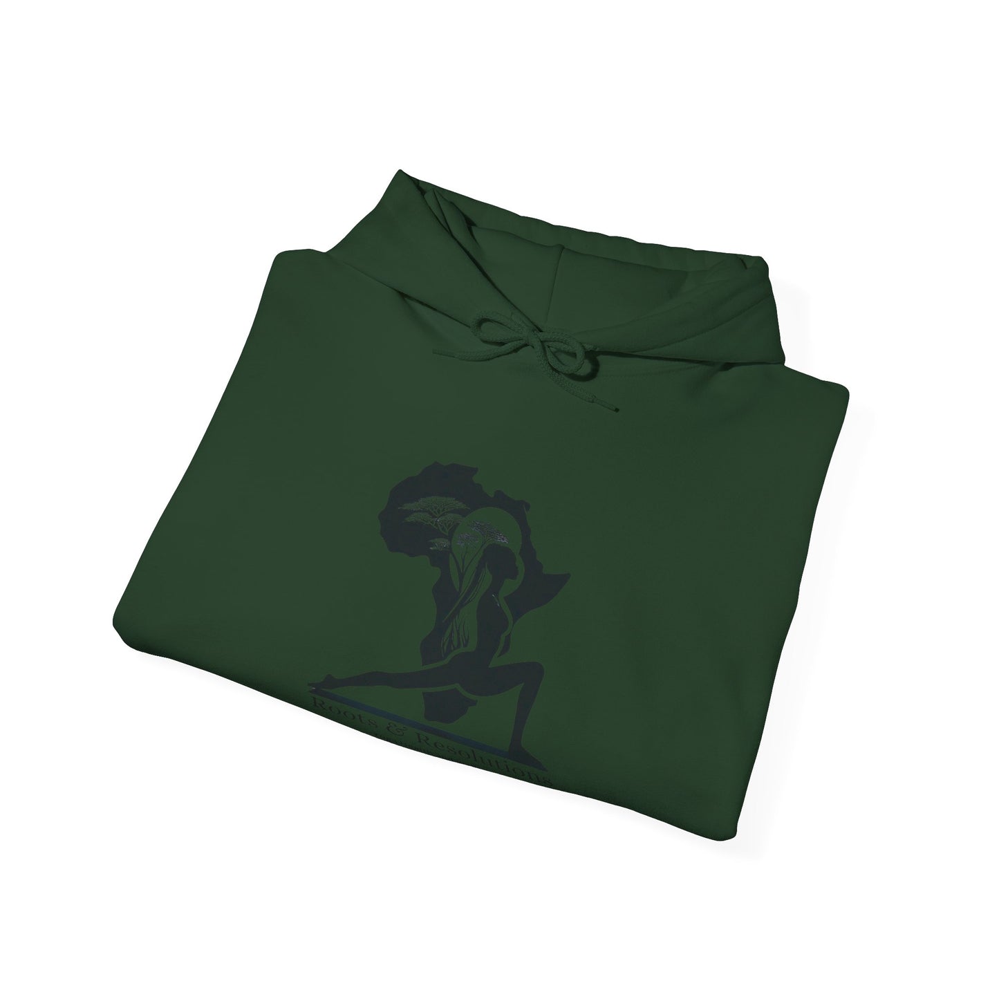 Yoga Health and Wellness Hoodie - Roots & Resolutions Brand Merch