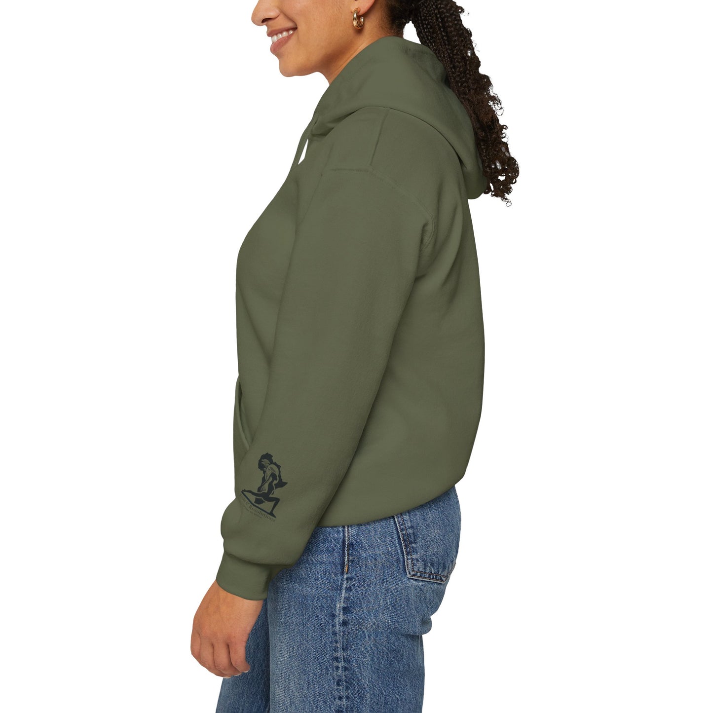 Yoga Health and Wellness Hoodie - Roots & Resolutions Brand Merch