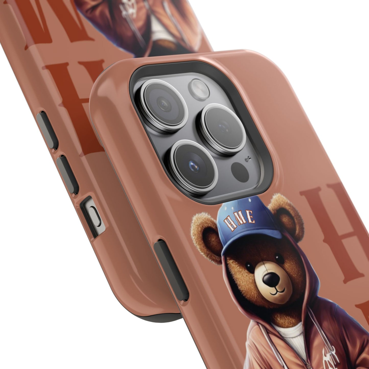 HME Bear Logo Collection (Brown) Impact-Resistant Cases