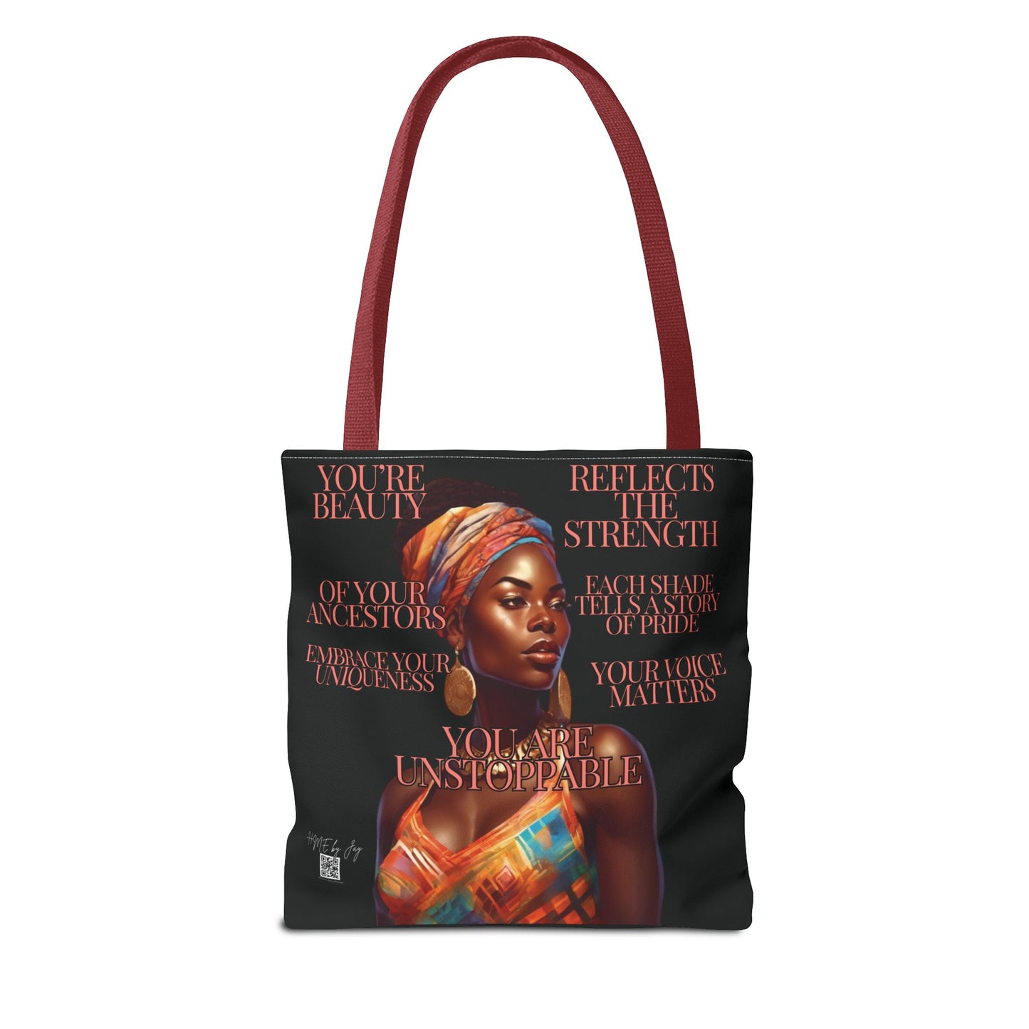 Tote Bag Ahnye's Melanin Collection You're Unstoppable