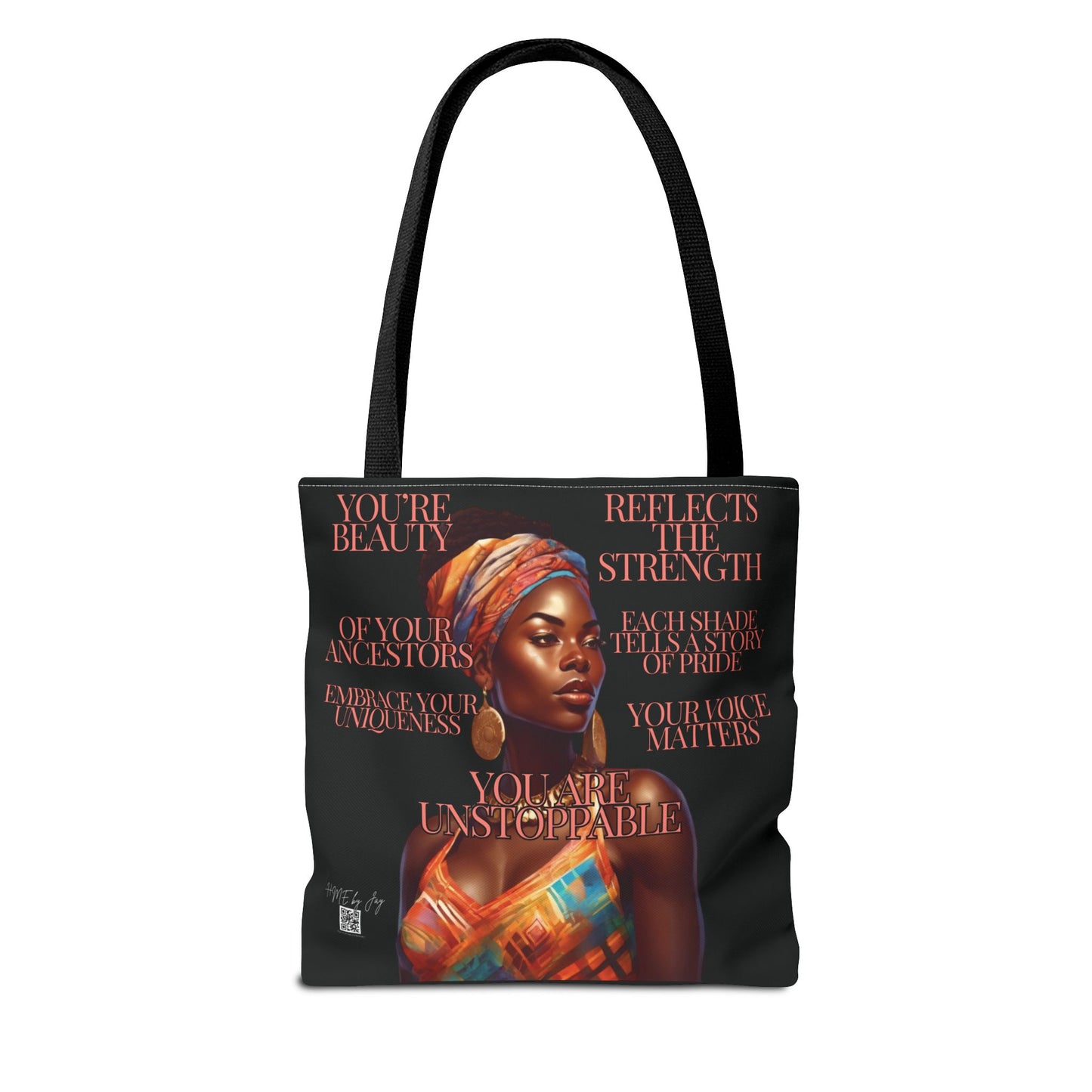 Tote Bag Ahnye's Melanin Collection You're Unstoppable