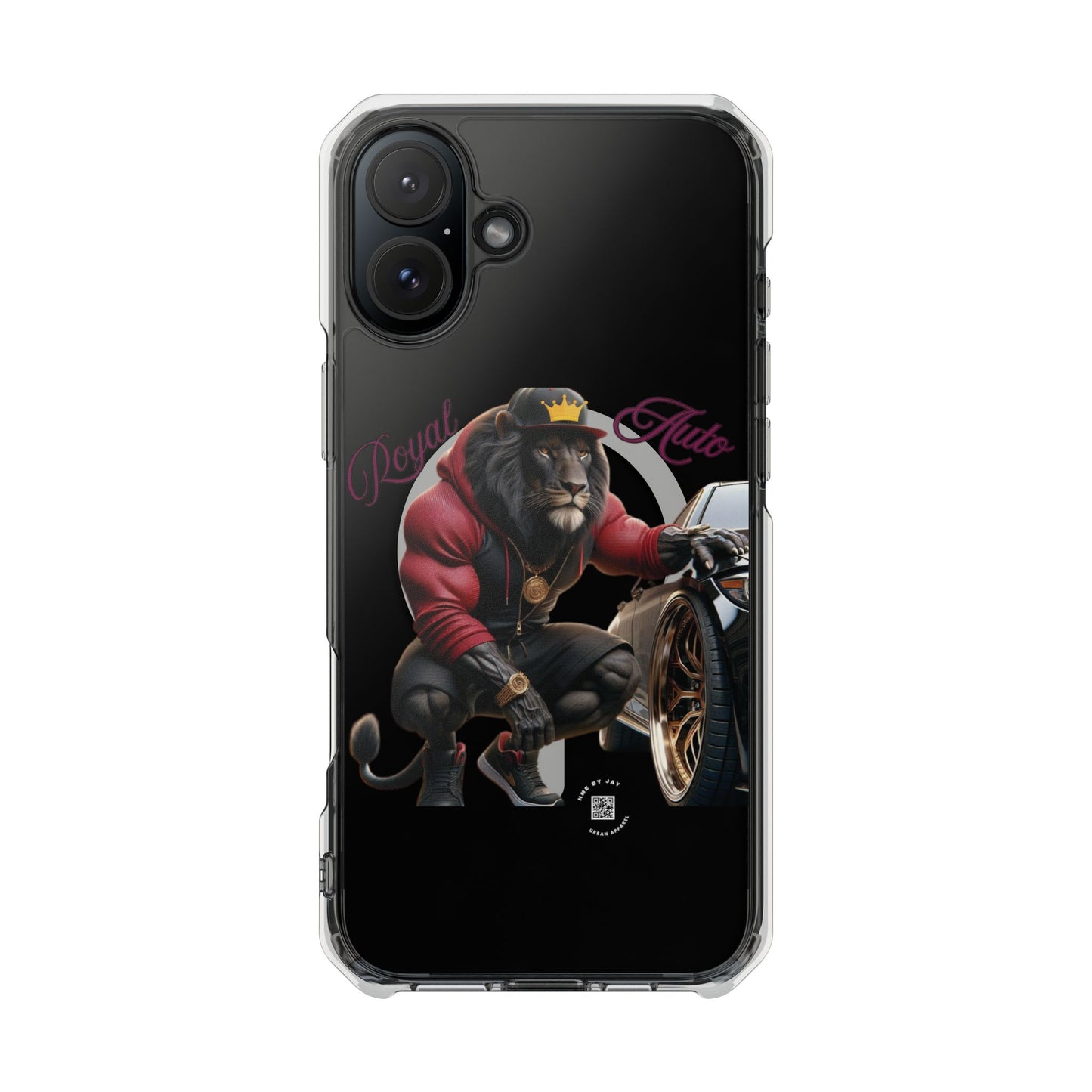 Magnetic Clear Impact Cases – Royal Auto King Design