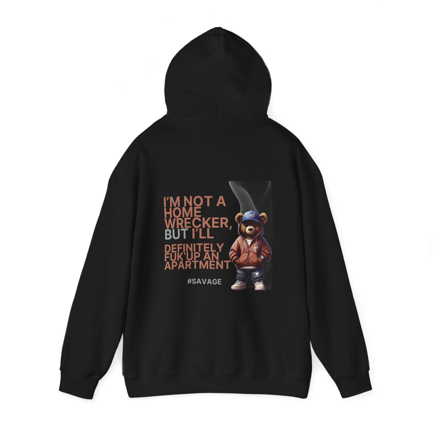 HME Bear Logo Hoodie - I'm not a Home Wrecker Design