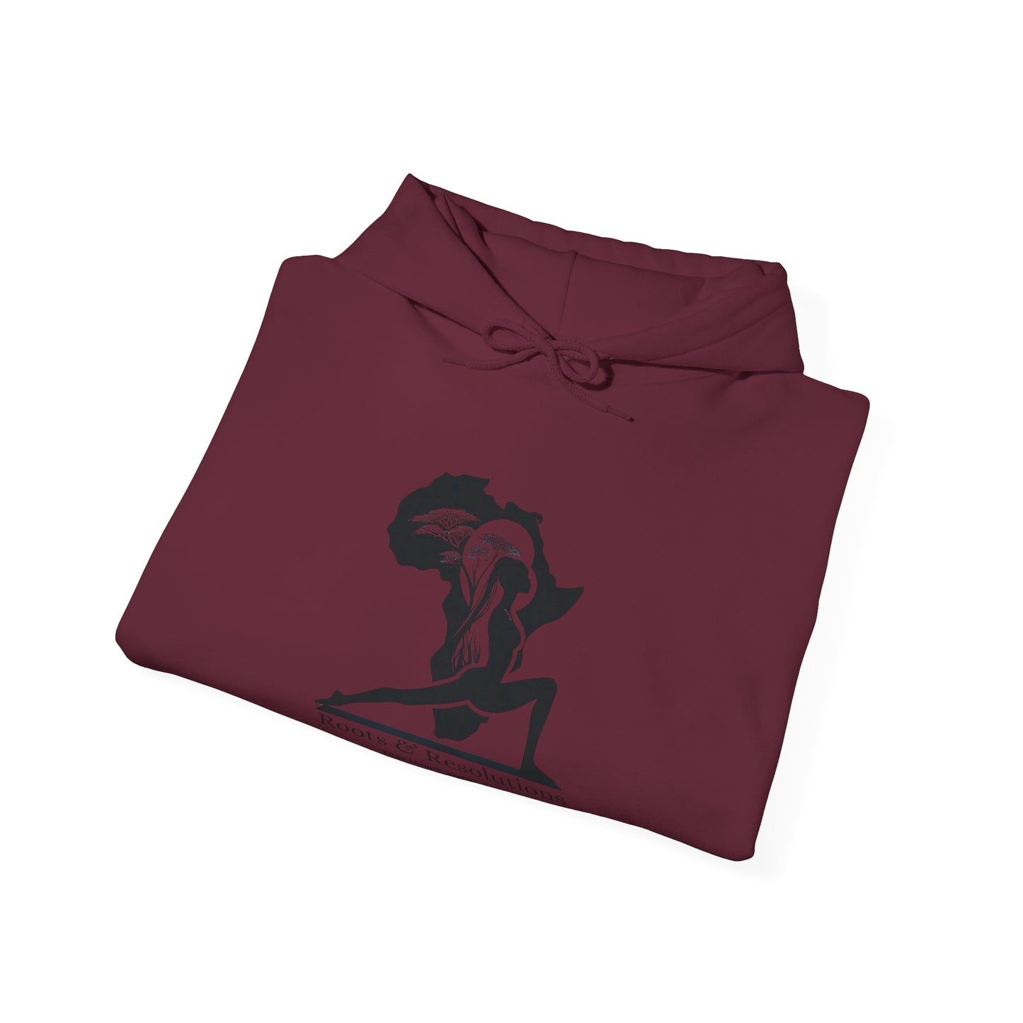 Yoga Health and Wellness Hoodie - Roots & Resolutions Brand Merch