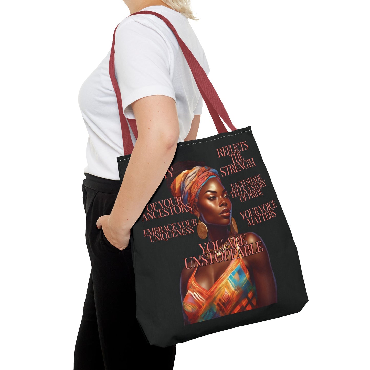 Tote Bag Ahnye's Melanin Collection You're Unstoppable