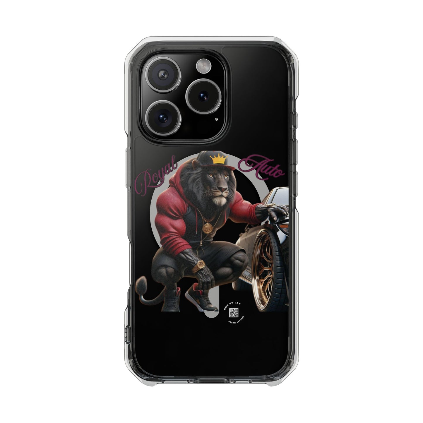 Magnetic Clear Impact Cases – Royal Auto King Design