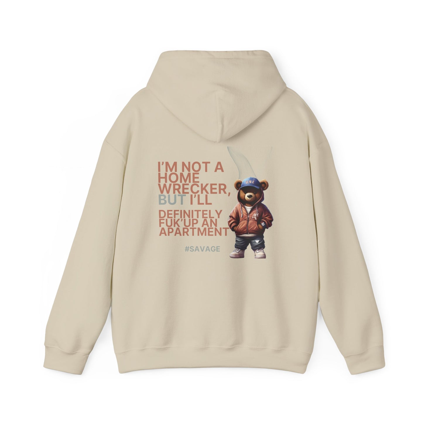 HME Bear Logo Hoodie - I'm not a Home Wrecker Design