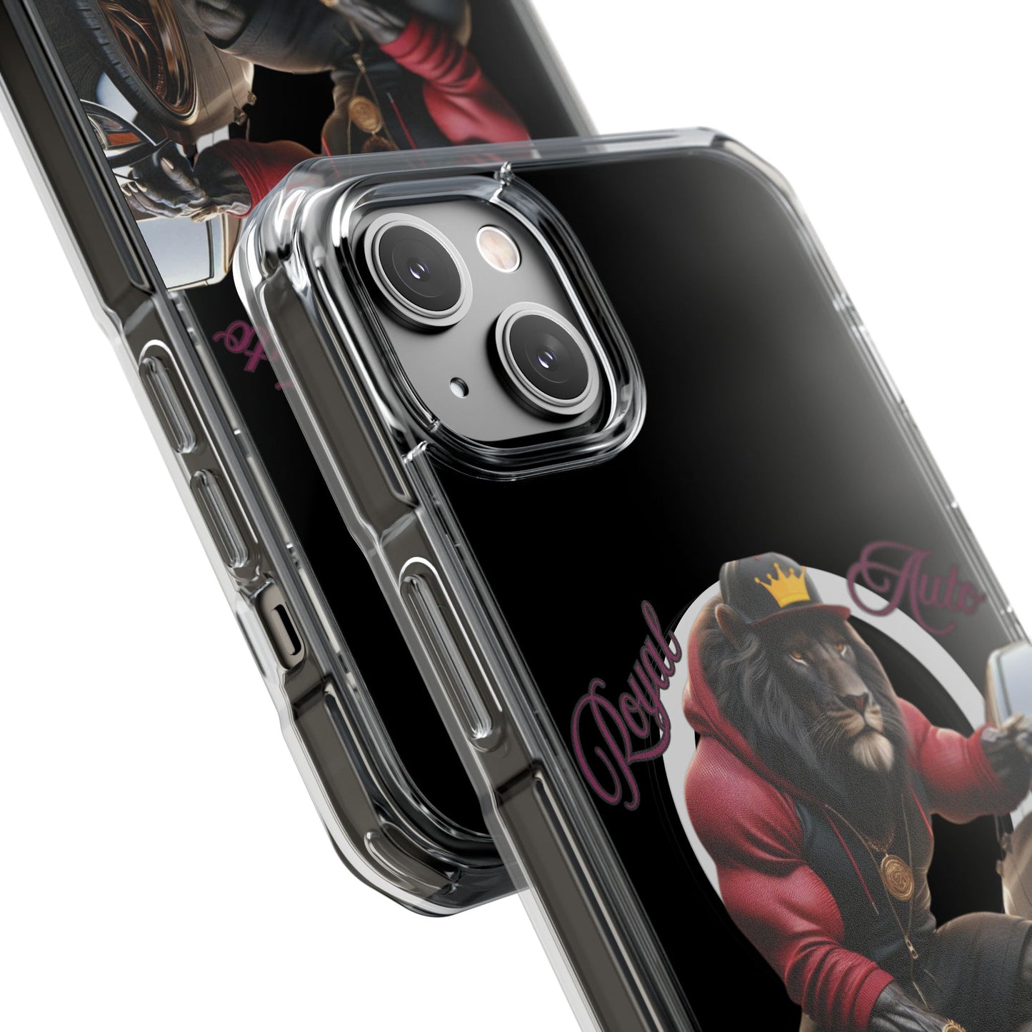 Magnetic Clear Impact Cases – Royal Auto King Design