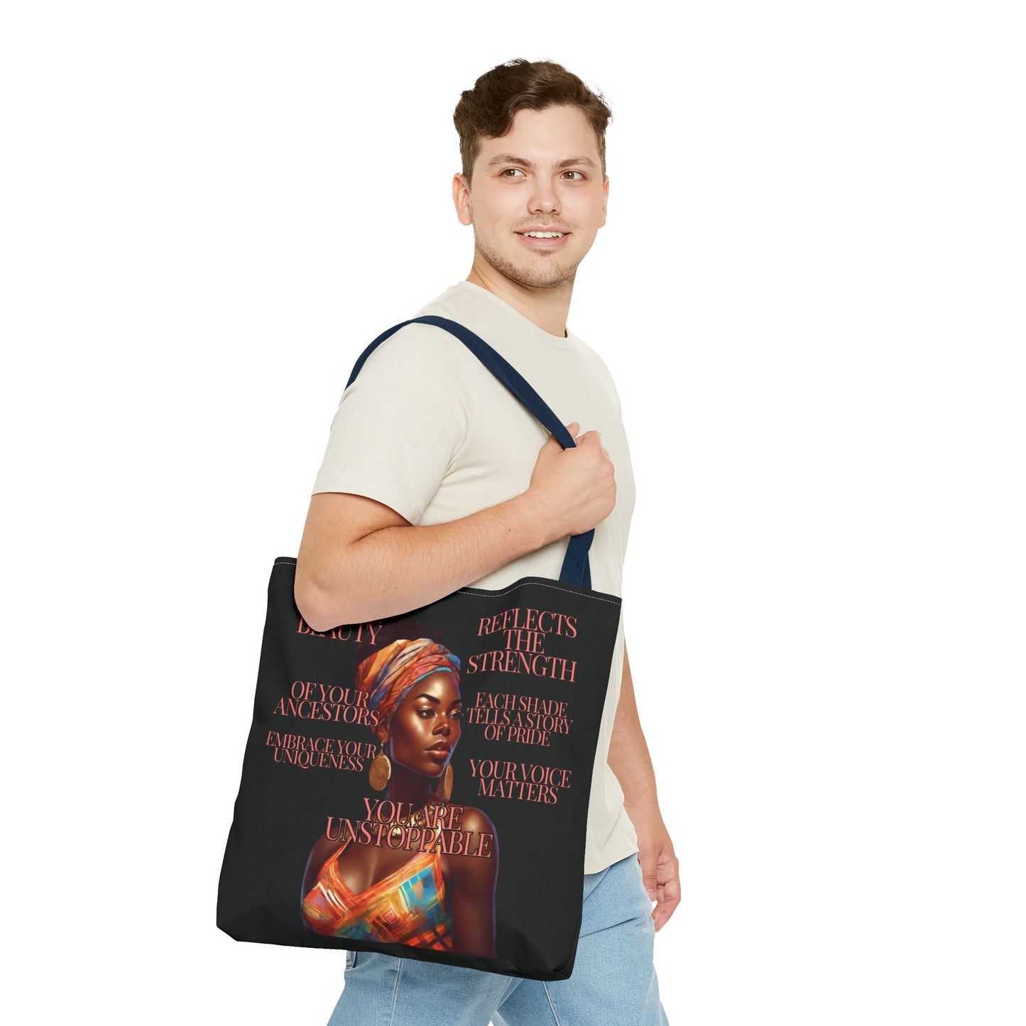 Tote Bag Ahnye's Melanin Collection You're Unstoppable