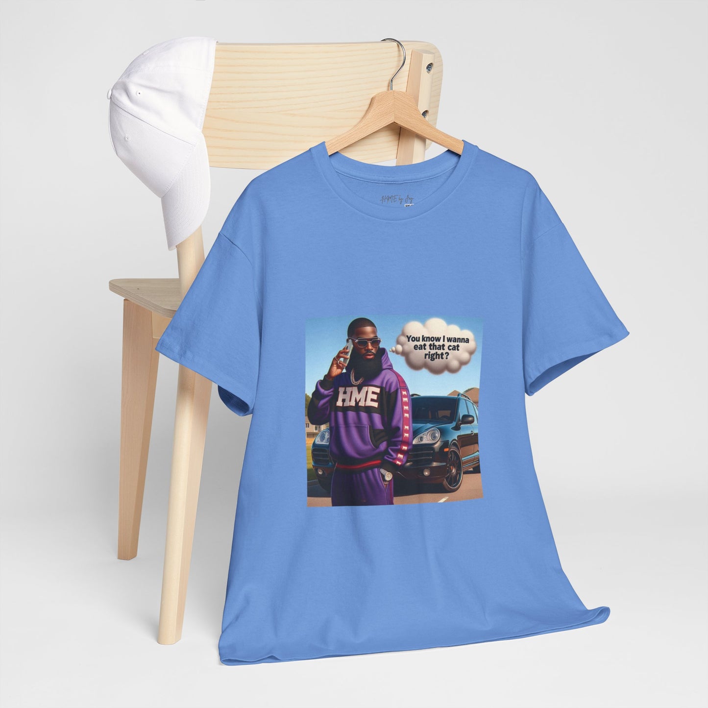 HME eat the cat Unisex Heavy Cotton Tee