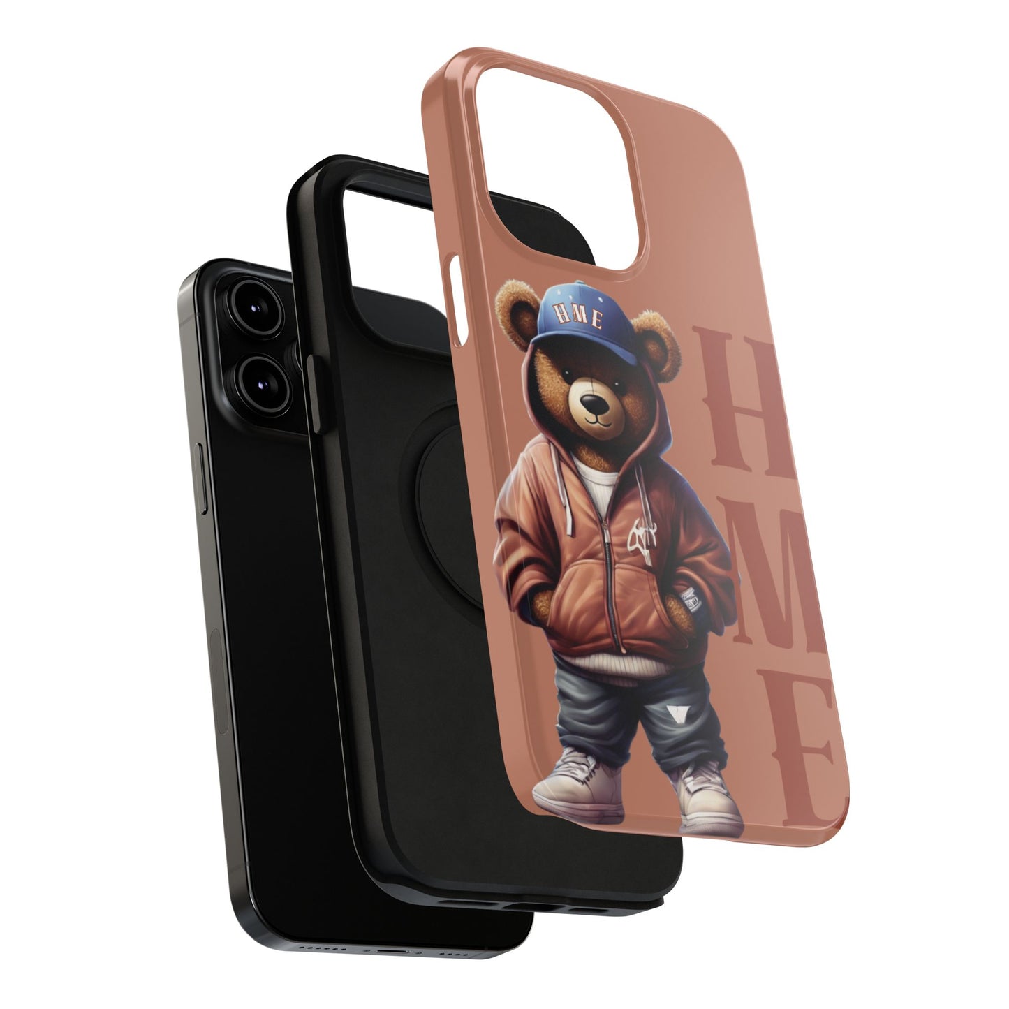 HME Bear Logo Collection (Brown) Impact-Resistant Cases