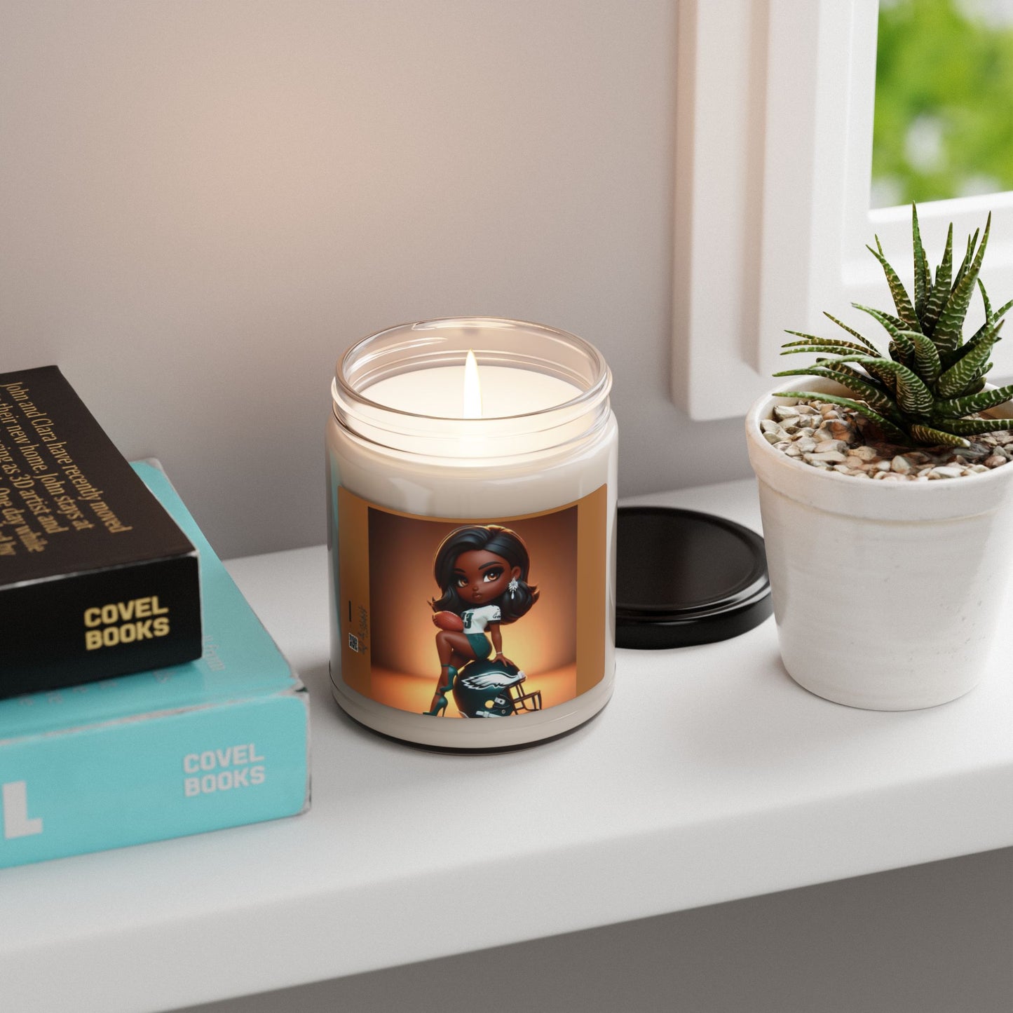 Ahnye’s Melanin Collection Eagles Scented Soy Candle, 9oz