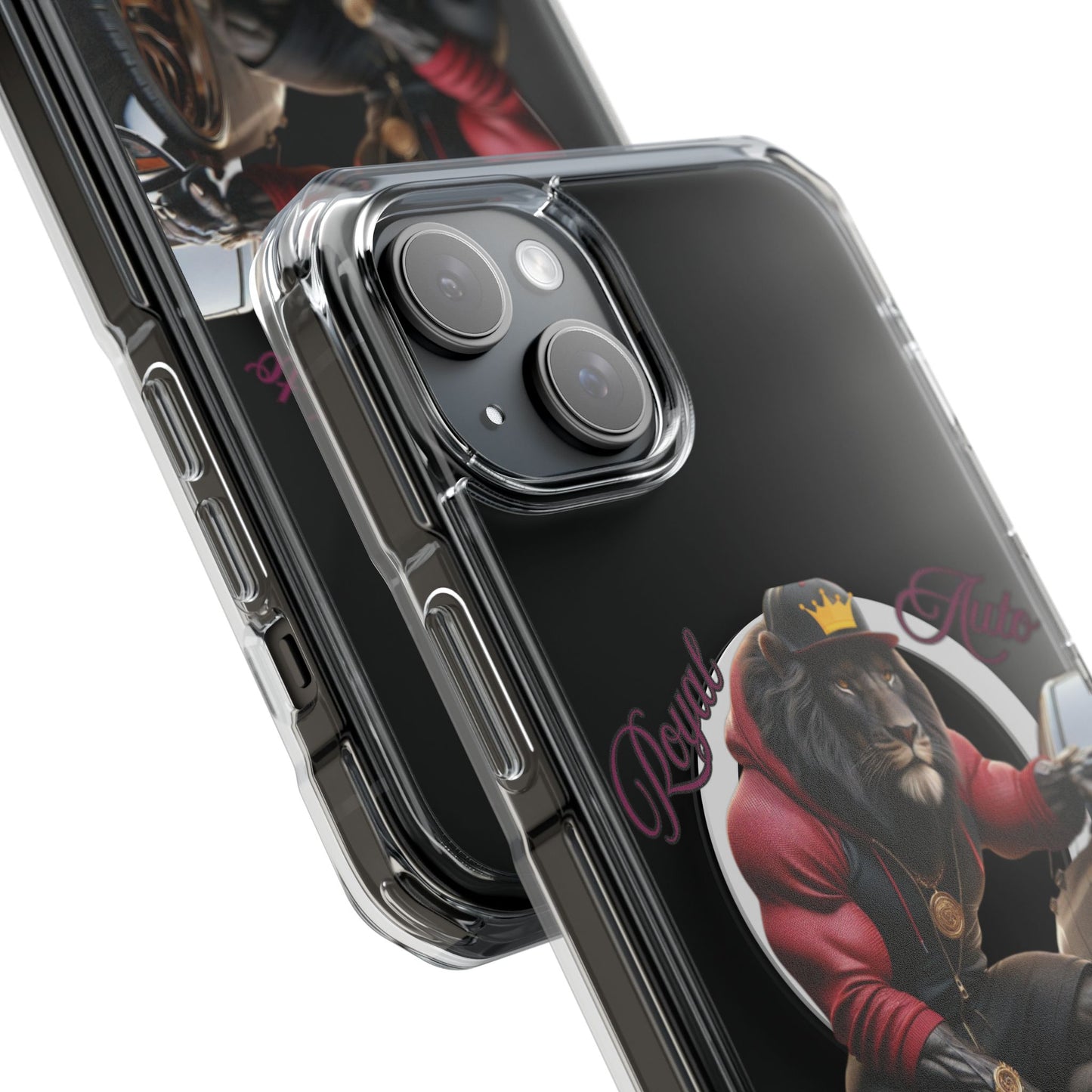 Magnetic Clear Impact Cases – Royal Auto King Design