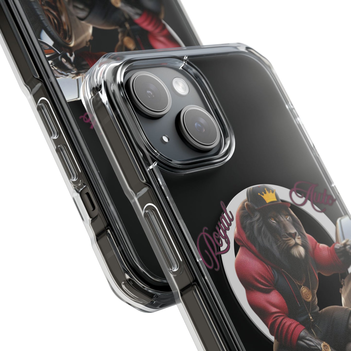 Magnetic Clear Impact Cases – Royal Auto King Design