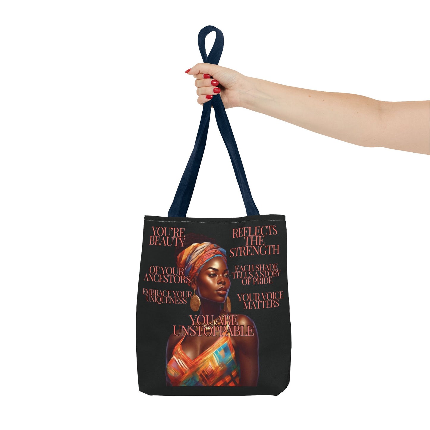 Tote Bag Ahnye's Melanin Collection You're Unstoppable
