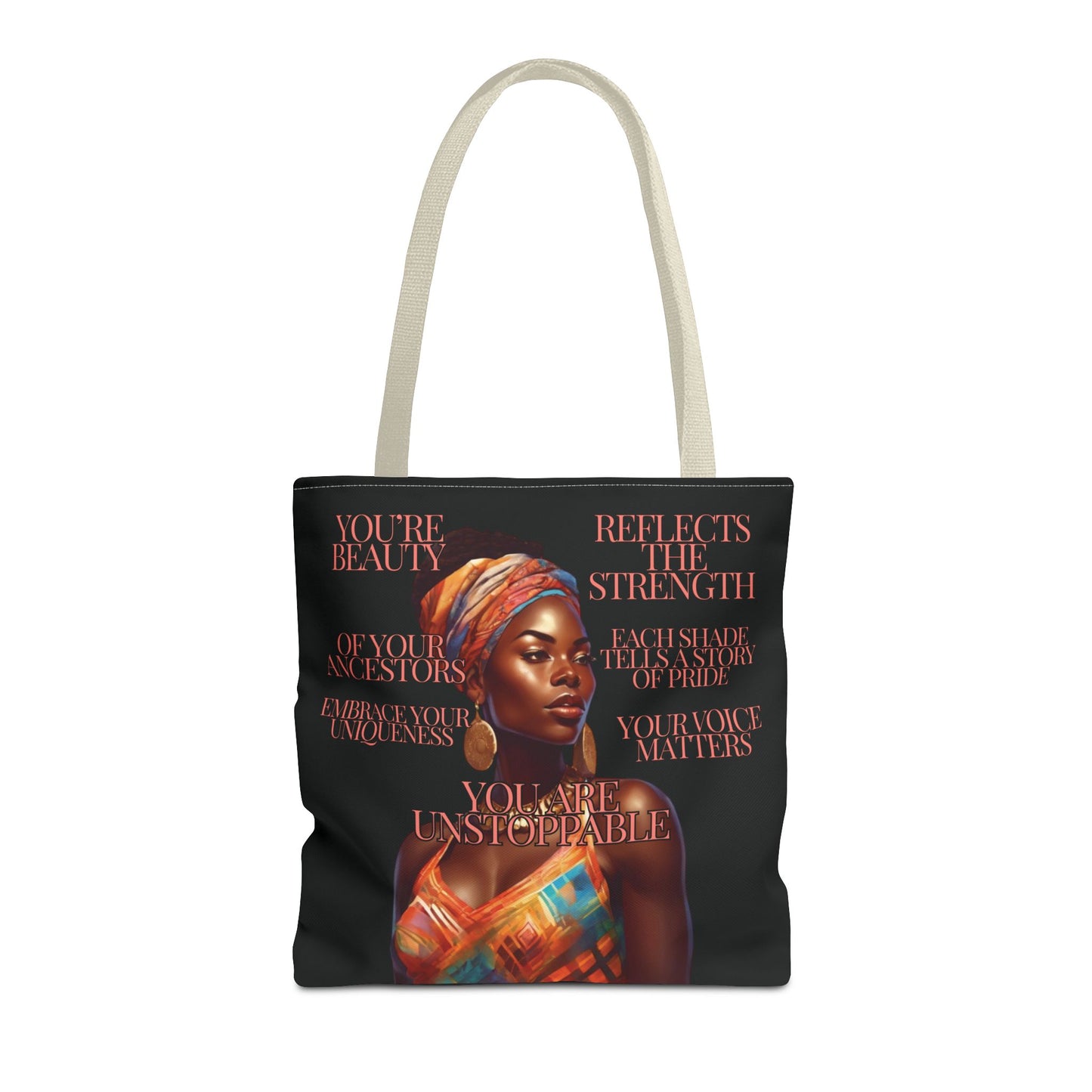 Tote Bag Ahnye's Melanin Collection You're Unstoppable