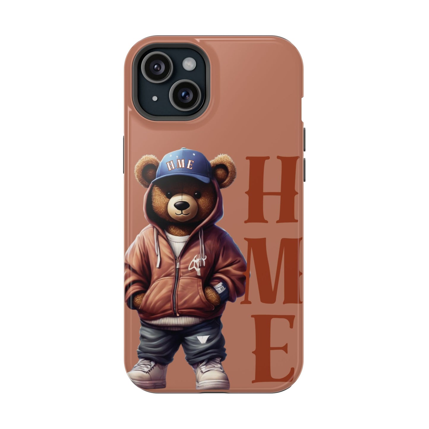 HME Bear Logo Collection (Brown) Impact-Resistant Cases