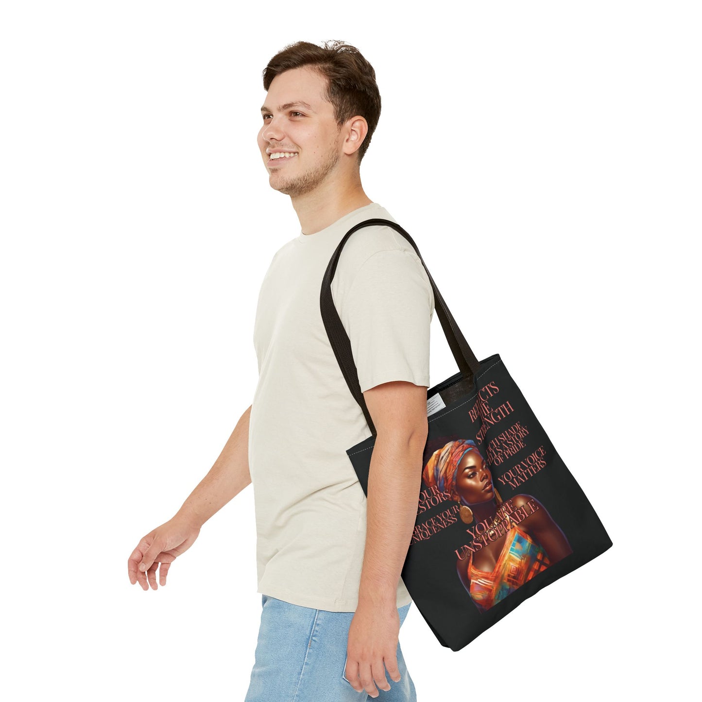 Tote Bag Ahnye's Melanin Collection You're Unstoppable