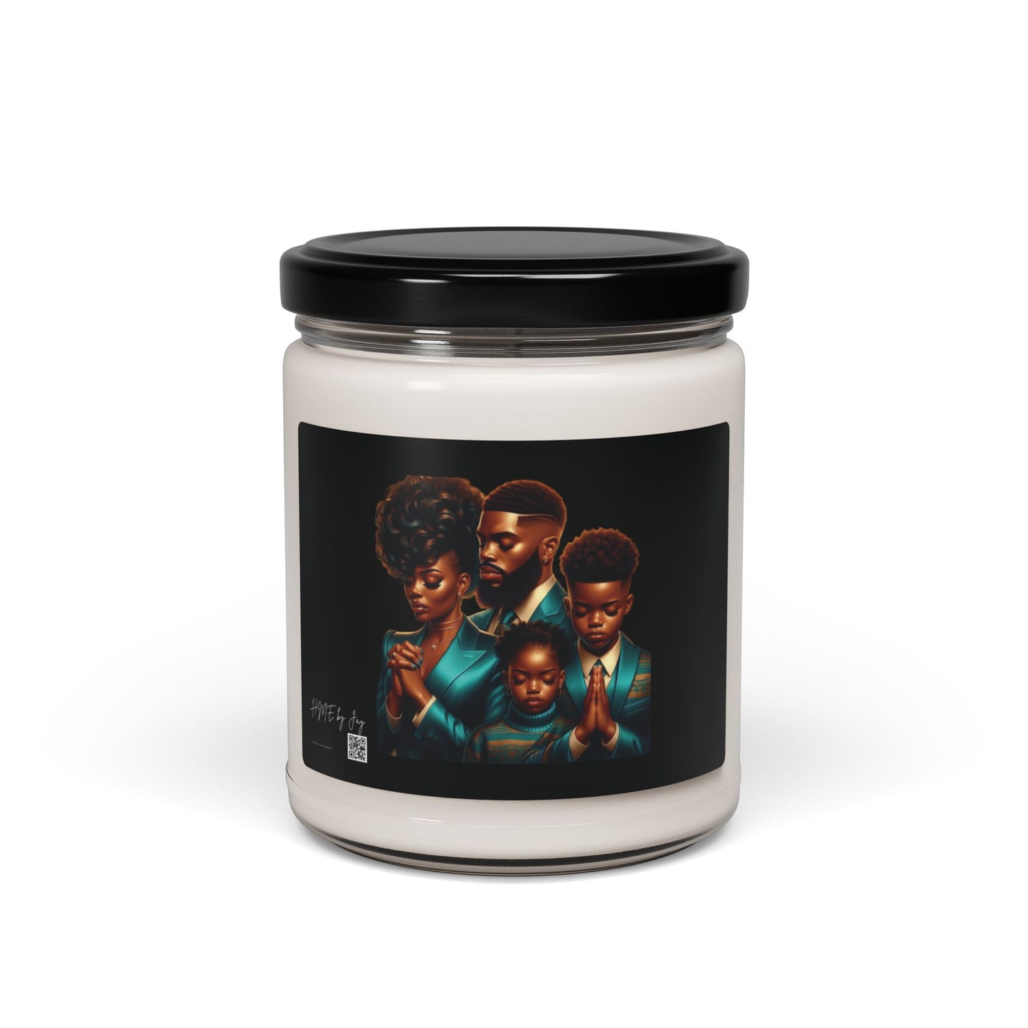 Ahnye’s Melanin Collection Praying Family Scented Soy Candle, 9oz