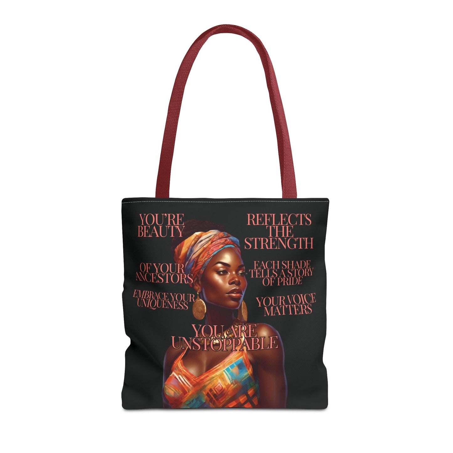 Tote Bag Ahnye's Melanin Collection You're Unstoppable