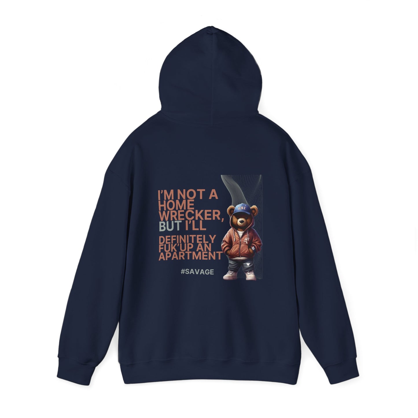 HME Bear Logo Hoodie - I'm not a Home Wrecker Design