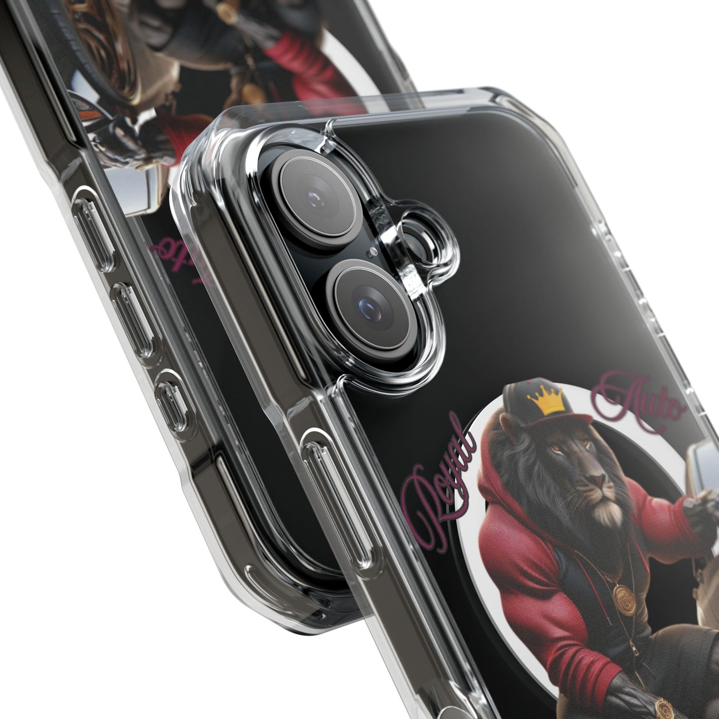 Magnetic Clear Impact Cases – Royal Auto King Design
