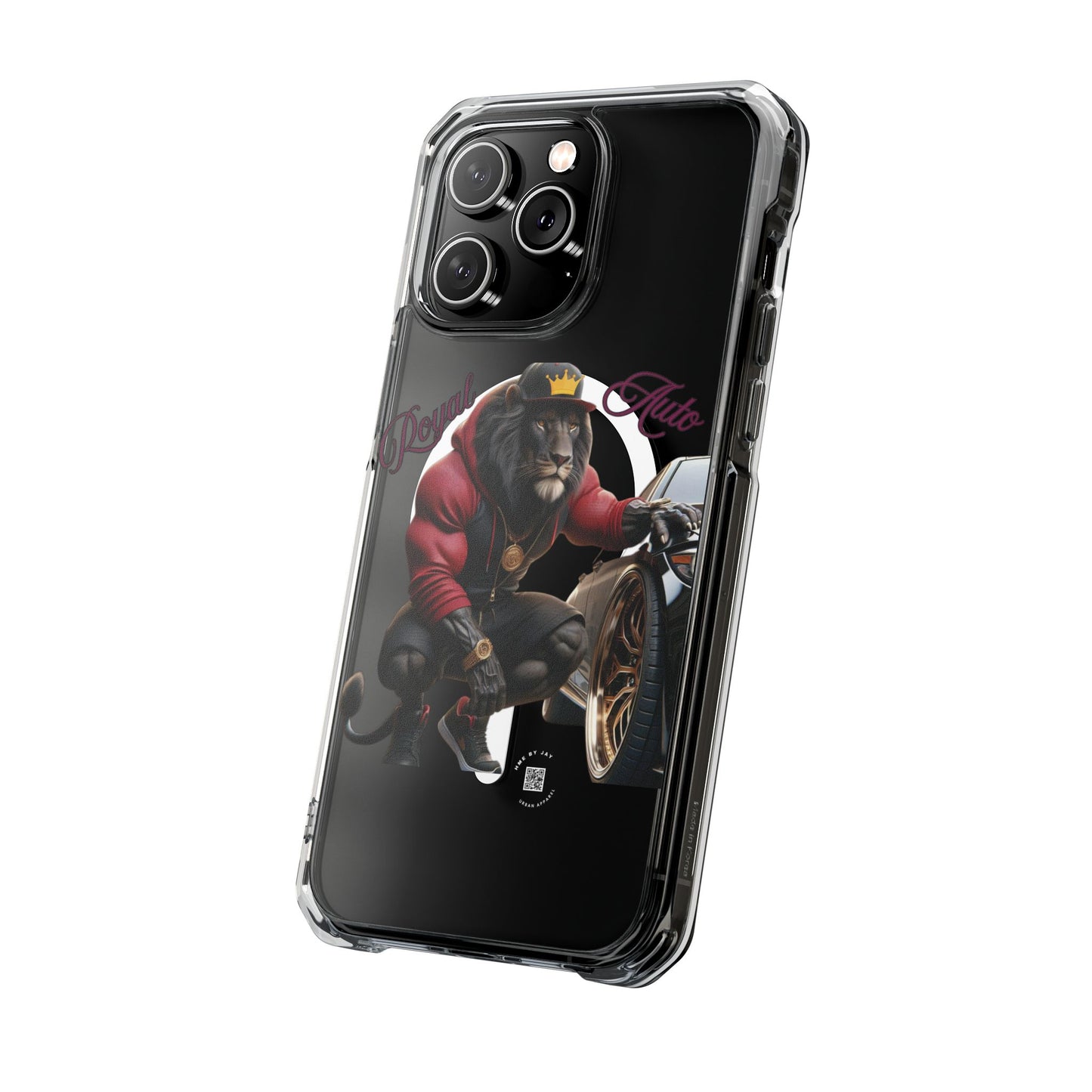 Magnetic Clear Impact Cases – Royal Auto King Design