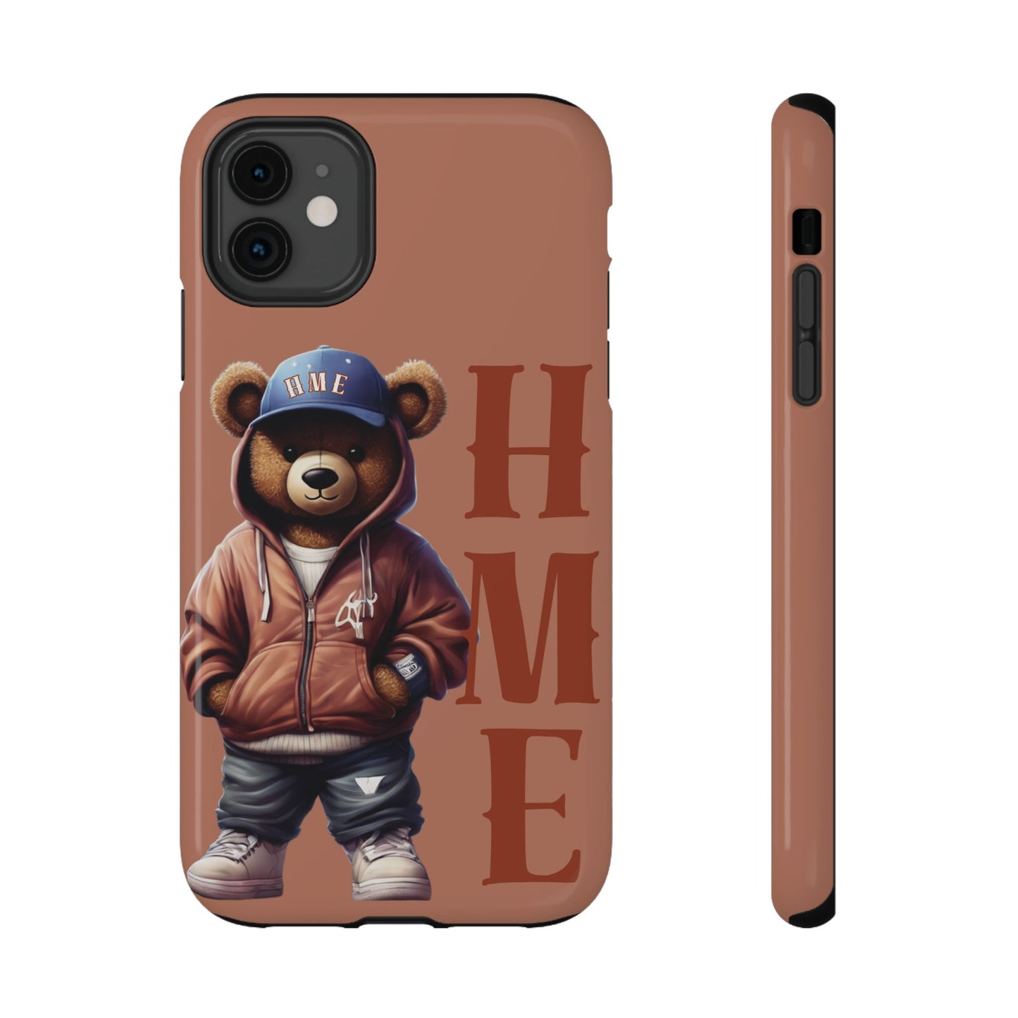 HME Bear Logo Collection (Brown) Impact-Resistant Cases