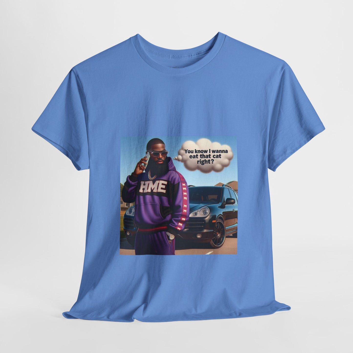 HME eat the cat Unisex Heavy Cotton Tee