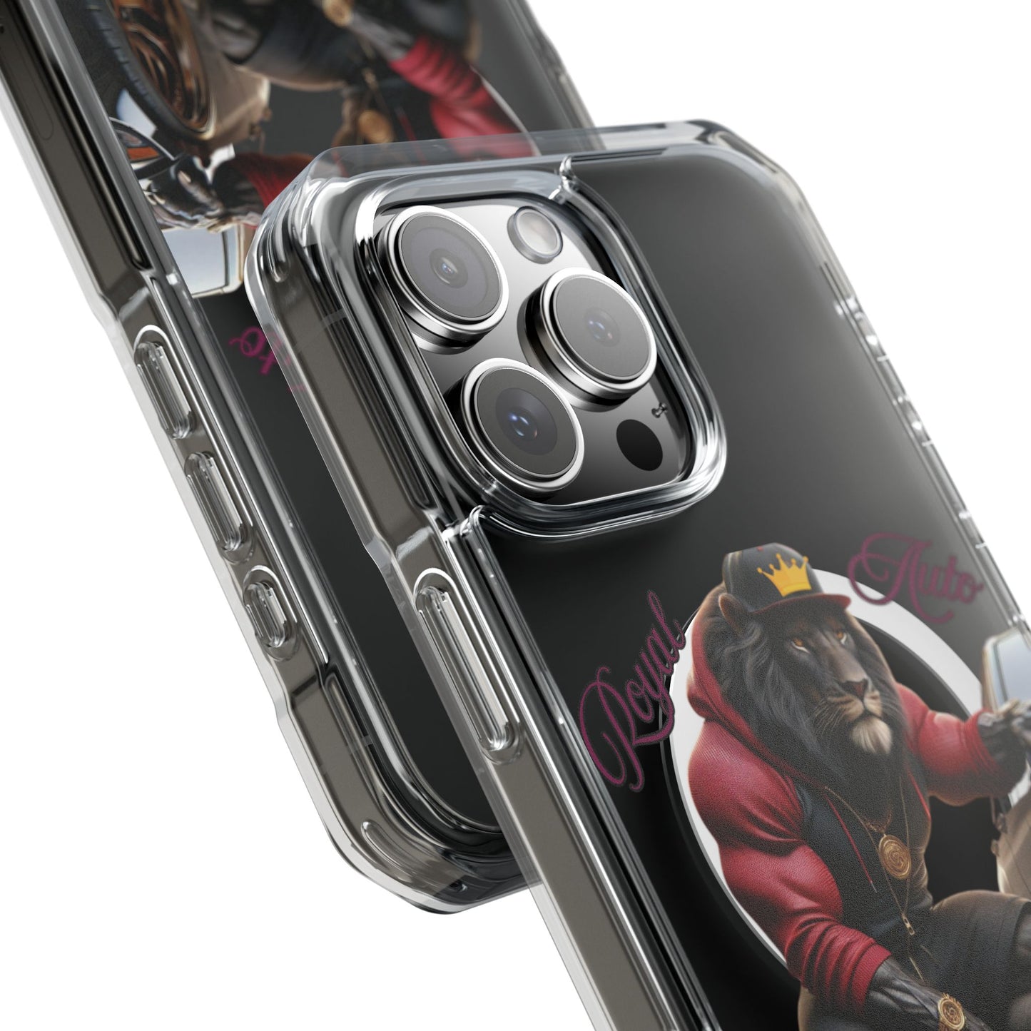 Magnetic Clear Impact Cases – Royal Auto King Design