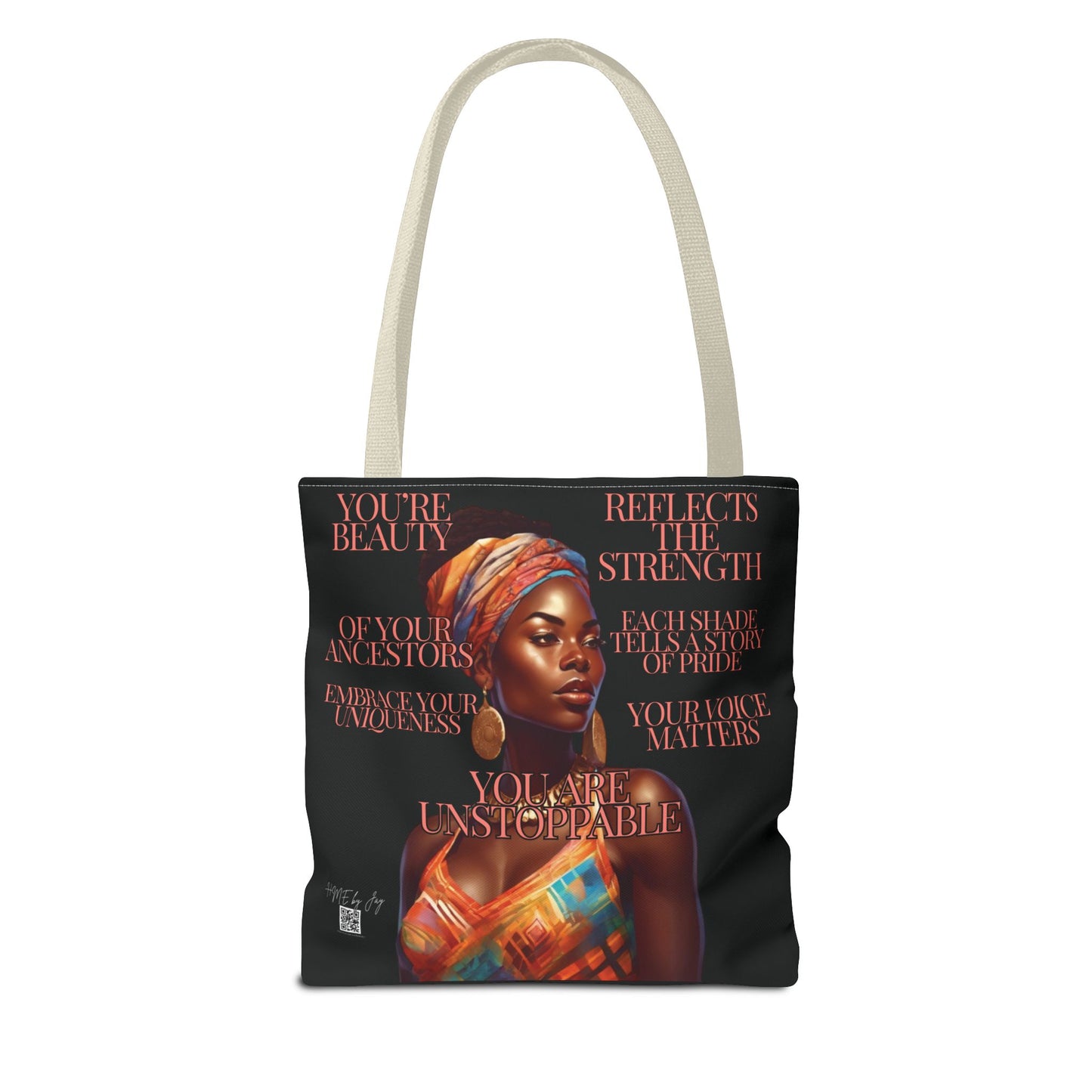 Tote Bag Ahnye's Melanin Collection You're Unstoppable