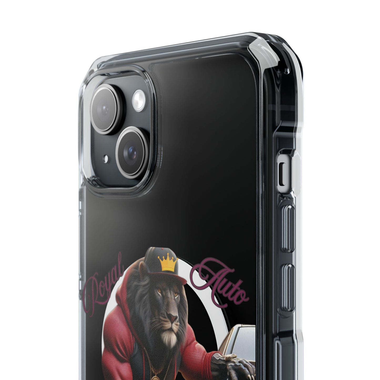 Magnetic Clear Impact Cases – Royal Auto King Design