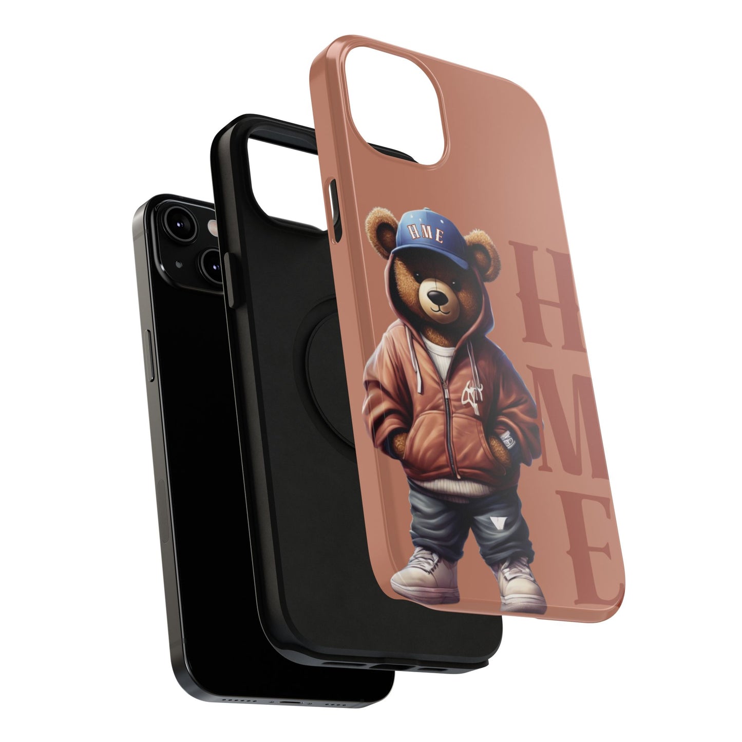 HME Bear Logo Collection (Brown) Impact-Resistant Cases