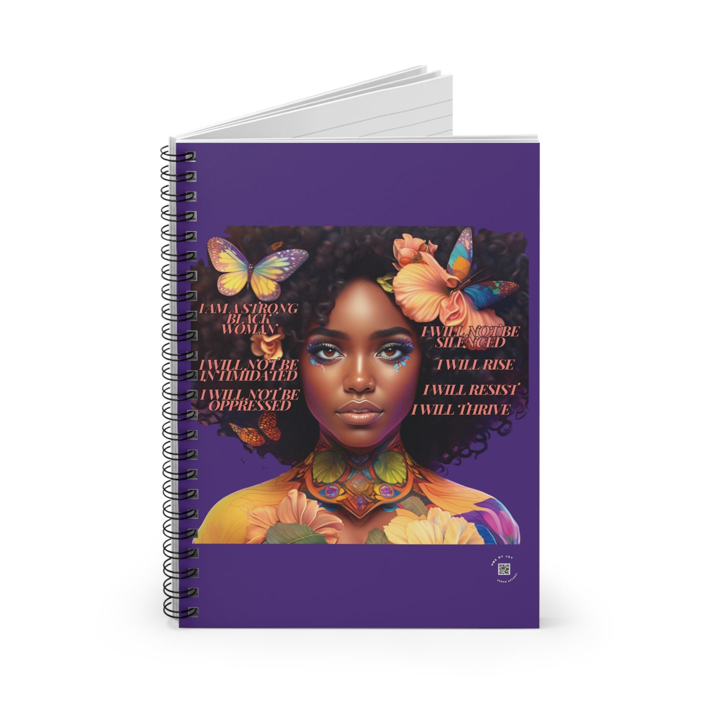Spiral Notebook - Ahnye's Melanin Collection