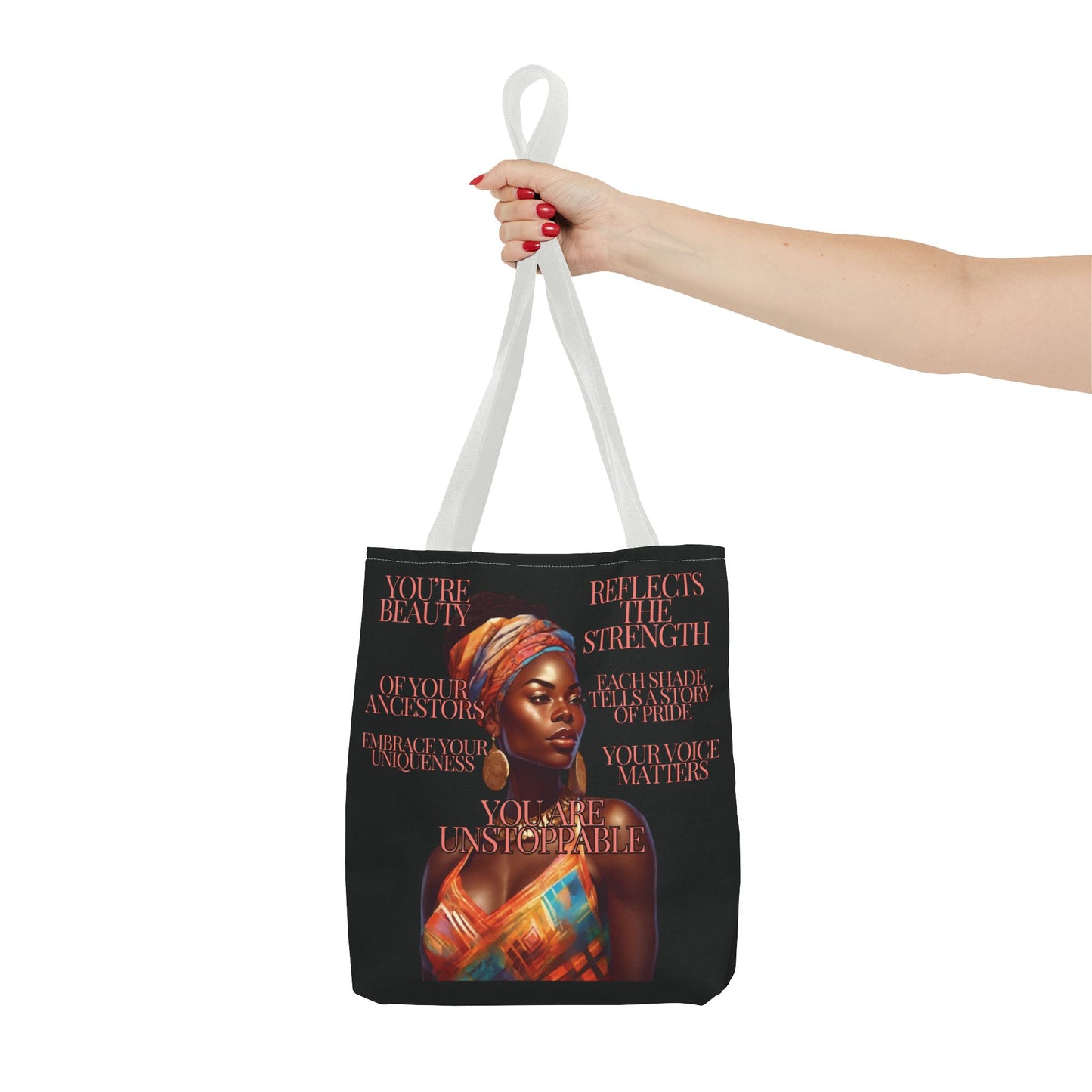 Tote Bag Ahnye's Melanin Collection You're Unstoppable