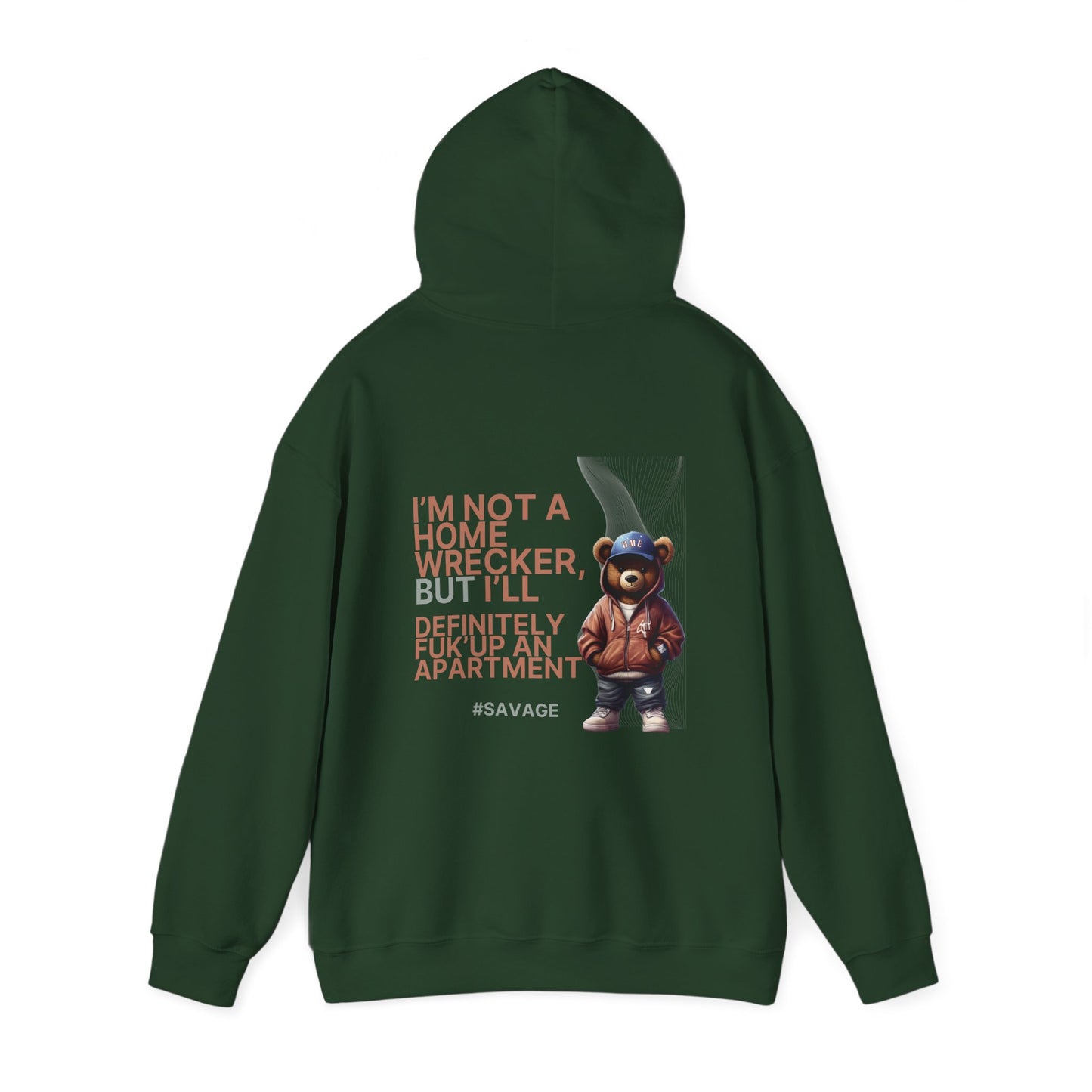 HME Bear Logo Hoodie - I'm not a Home Wrecker Design