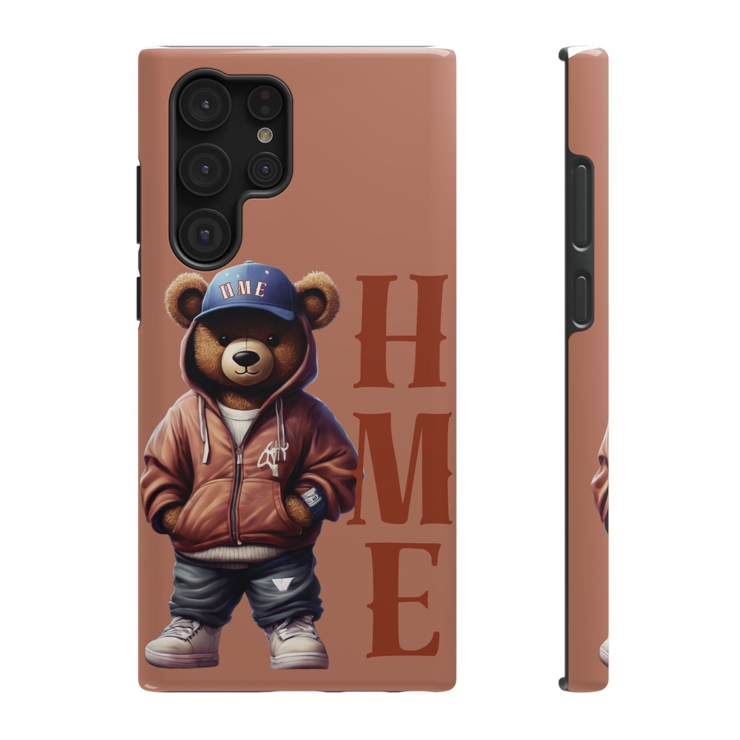 HME Bear Logo Collection (Brown) Impact-Resistant Cases