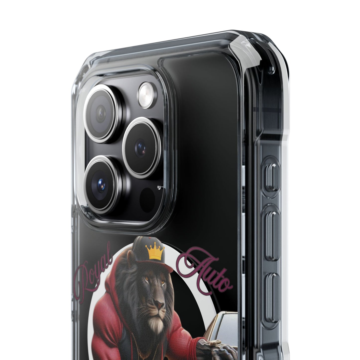 Magnetic Clear Impact Cases – Royal Auto King Design