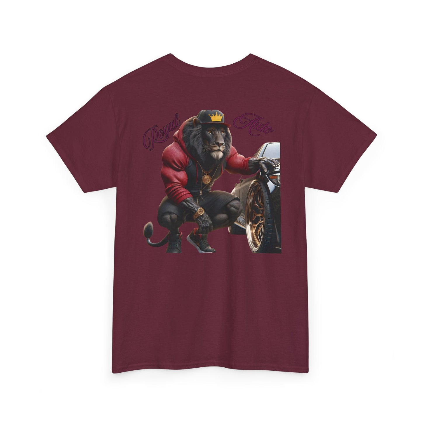 T-Shirt Royal Auto King of the Auto Body Shops Unisex Heavy Cotton Tee