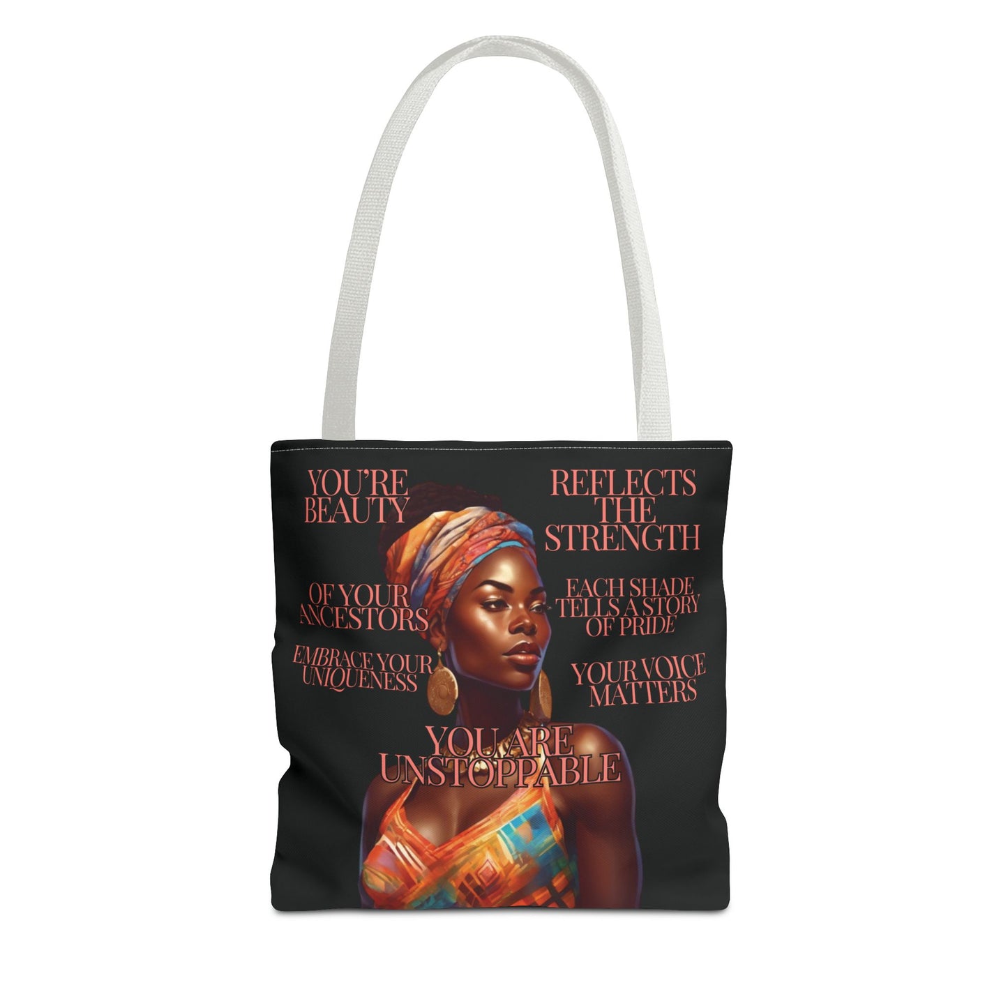 Tote Bag Ahnye's Melanin Collection You're Unstoppable