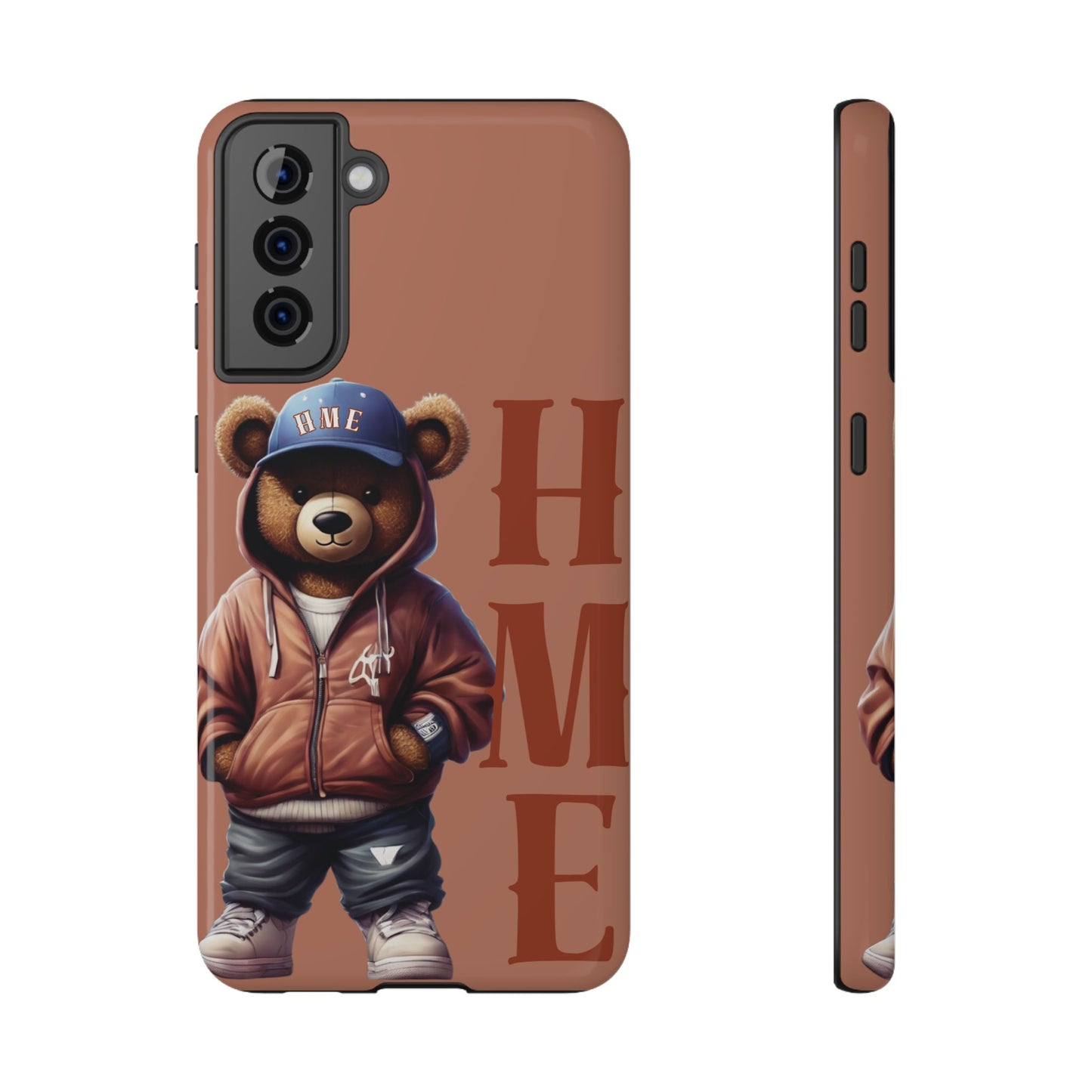 HME Bear Logo Collection (Brown) Impact-Resistant Cases