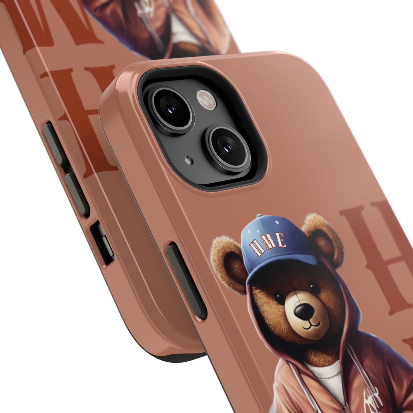 HME Bear Logo Collection (Brown) Impact-Resistant Cases