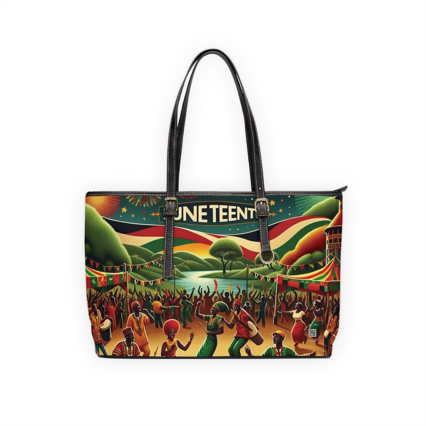 Shoulder Bag - Ahnye's Melanin Collection Juneteenth Celebration PU Leather