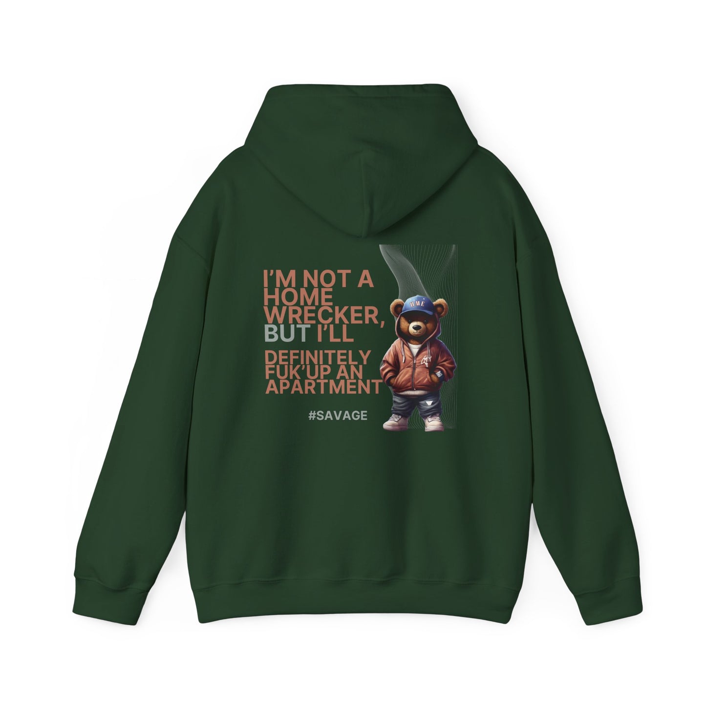 HME Bear Logo Hoodie - I'm not a Home Wrecker Design