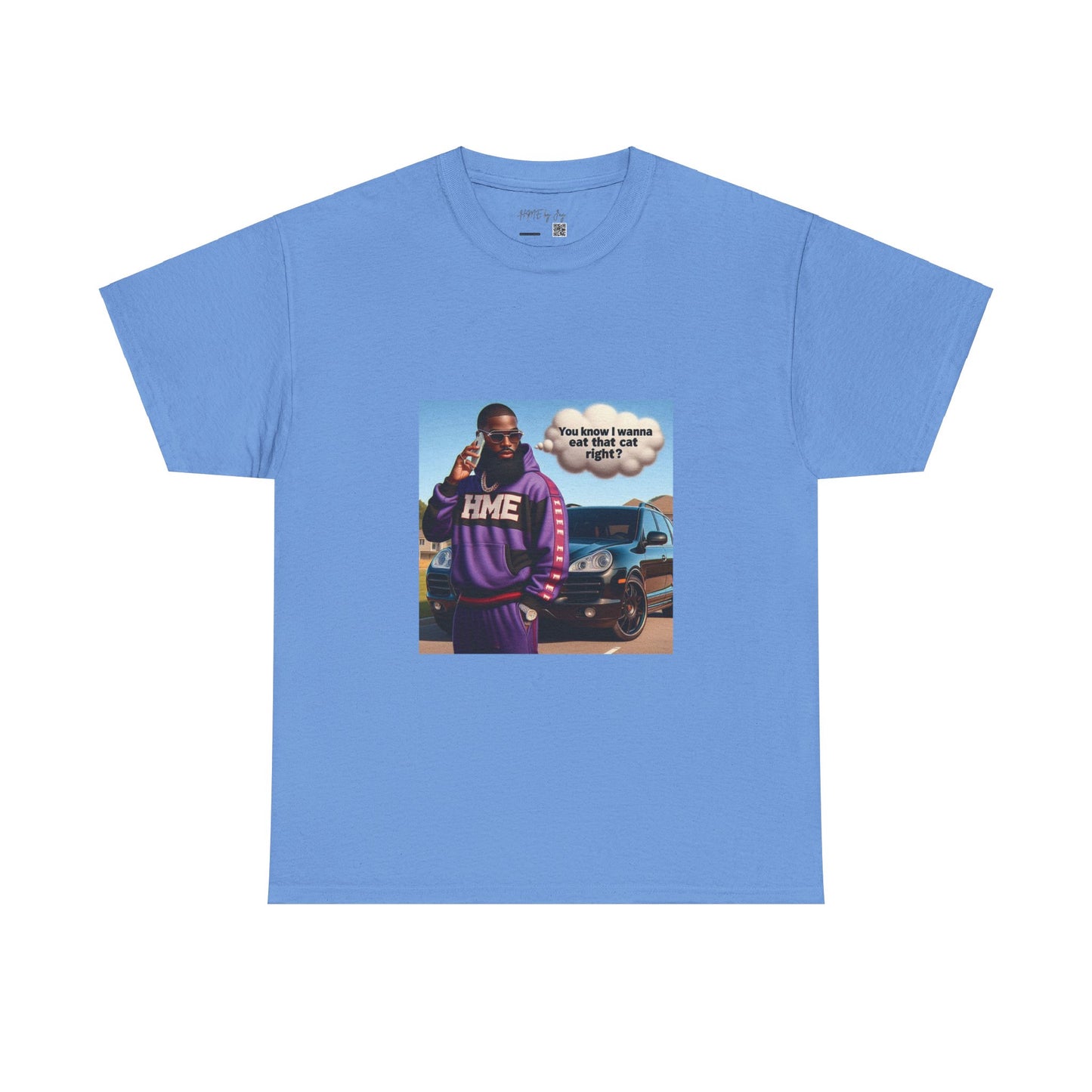 HME eat the cat Unisex Heavy Cotton Tee